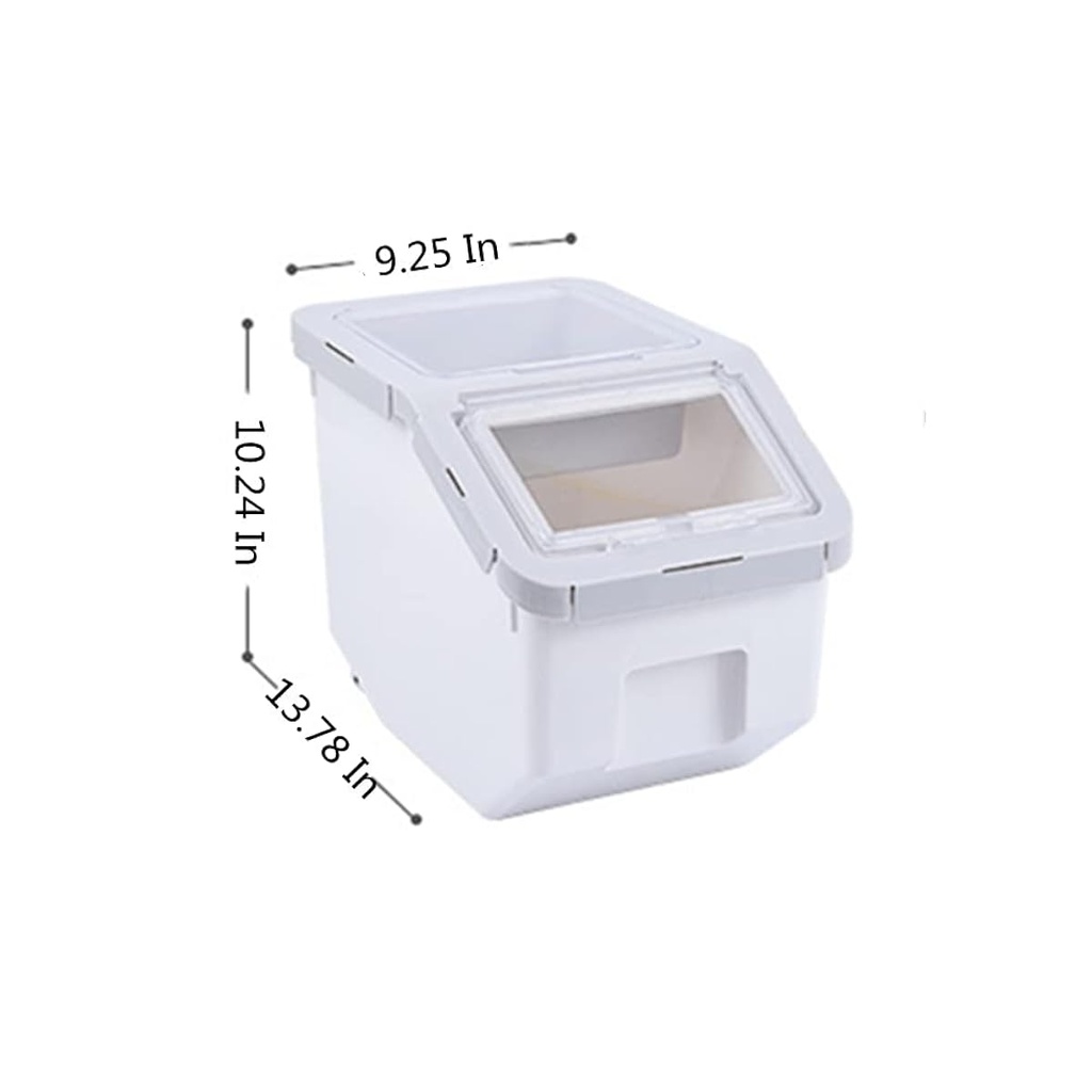 Dog Food Storage Box Flip Cover 11 lbs