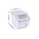 Dog Food Storage Box Flip Cover 11 lbs
