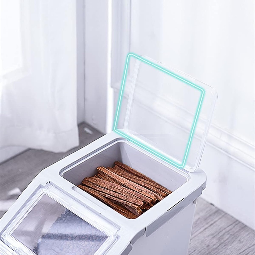 Dog Food Storage Box Flip Cover 11 lbs
