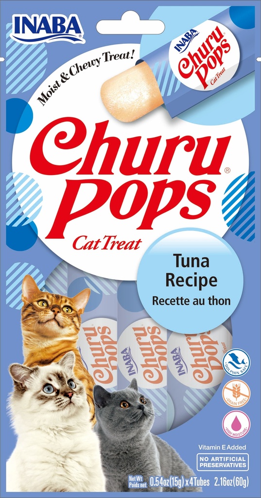 Inaba Churu Pops Tuna - 15g (4 pieces)