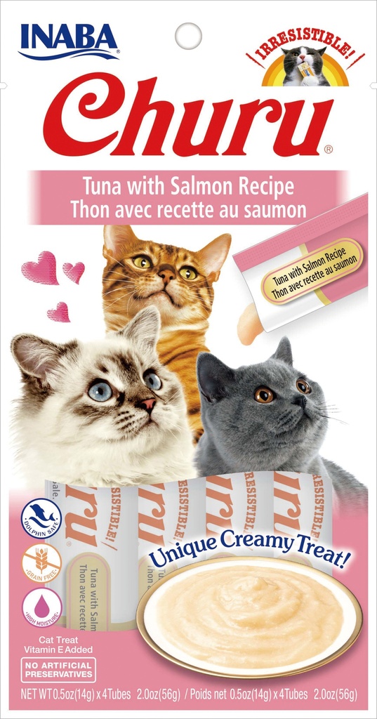 INABA Churu Cat Treat Chicken With Scallop 4x14g