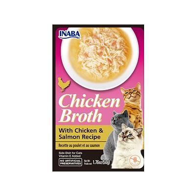 INABA Cat Soup Chicken Broth With Chicken & Salmon Recipe. 50g