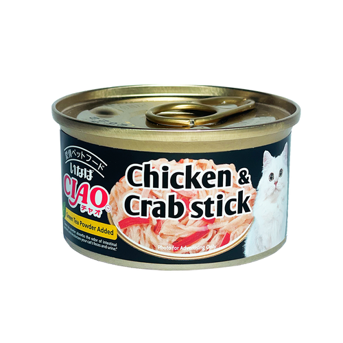 INABA Ciao Cat Wet Food Chicken Fillet And Crab Stick In Jelly 70g