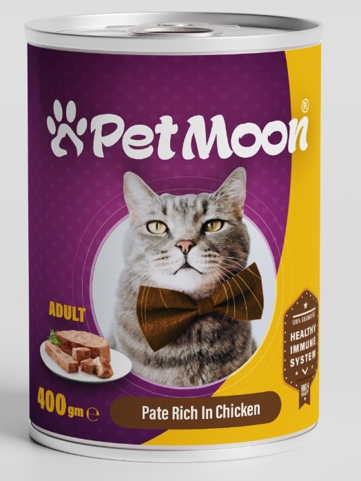 Petmoon- Wet Food for Adult Cats with Chicken 400g