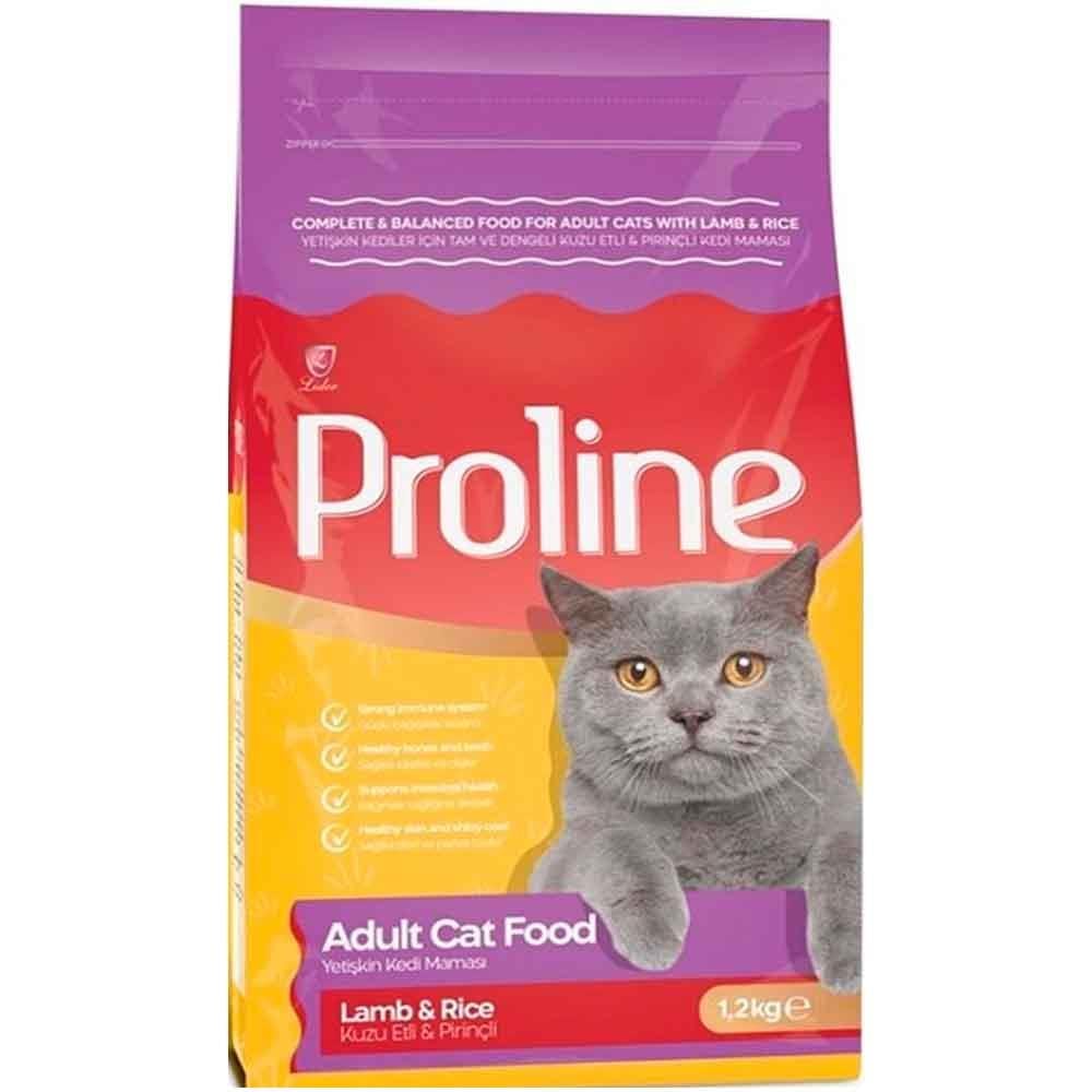 Proline Adult Cat Food with Lamb & Rice, 1.2 kg