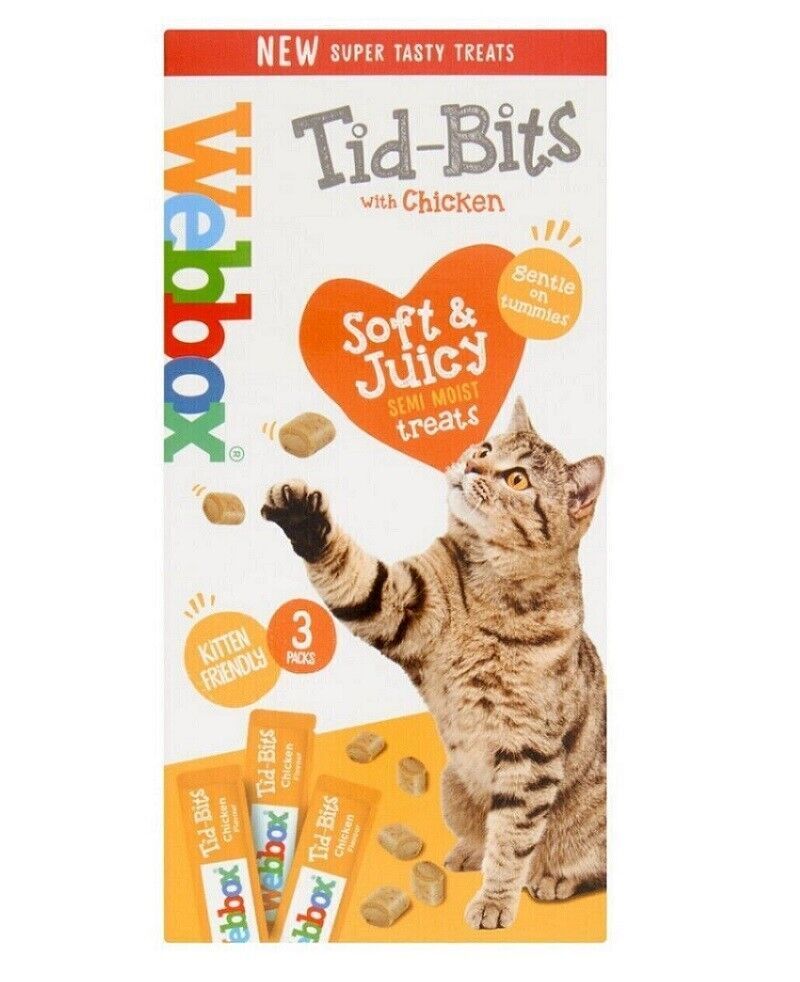 Webbox Tid-Bits with Chicken, 30g x 3
