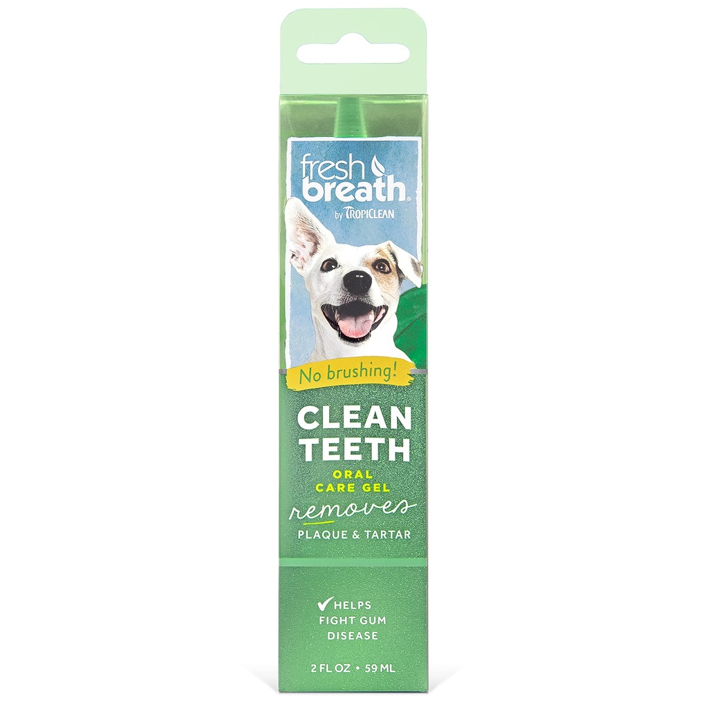 Tropi Clean Fresh Breath Dog Hygienic Clean Teeth Dental & Oral Care Gel 59ml