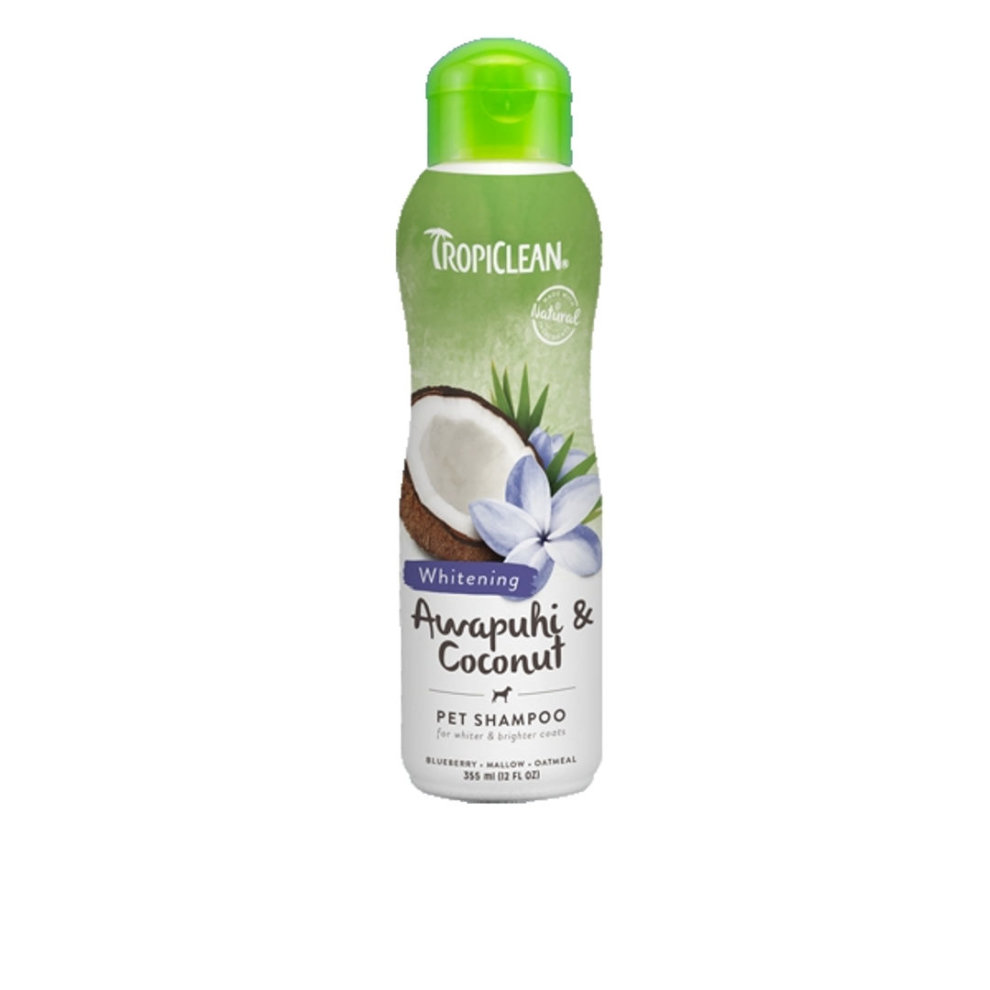 Tropi Clean Cat & Dog Shampoo Awapuhi & Coconut Whitening 350g
