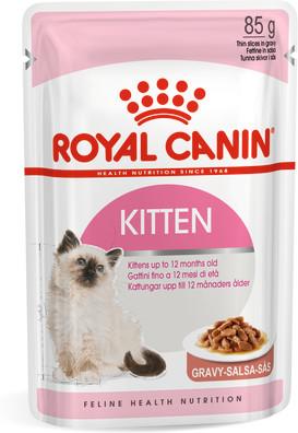 Royal Canin Wet Food for Kittens with Meat Sauce 85 g