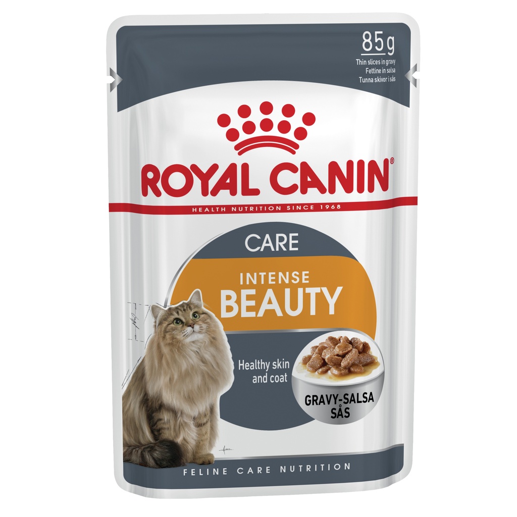 Royal Canin Cat Wet Food 85g - hair & skin in gravy