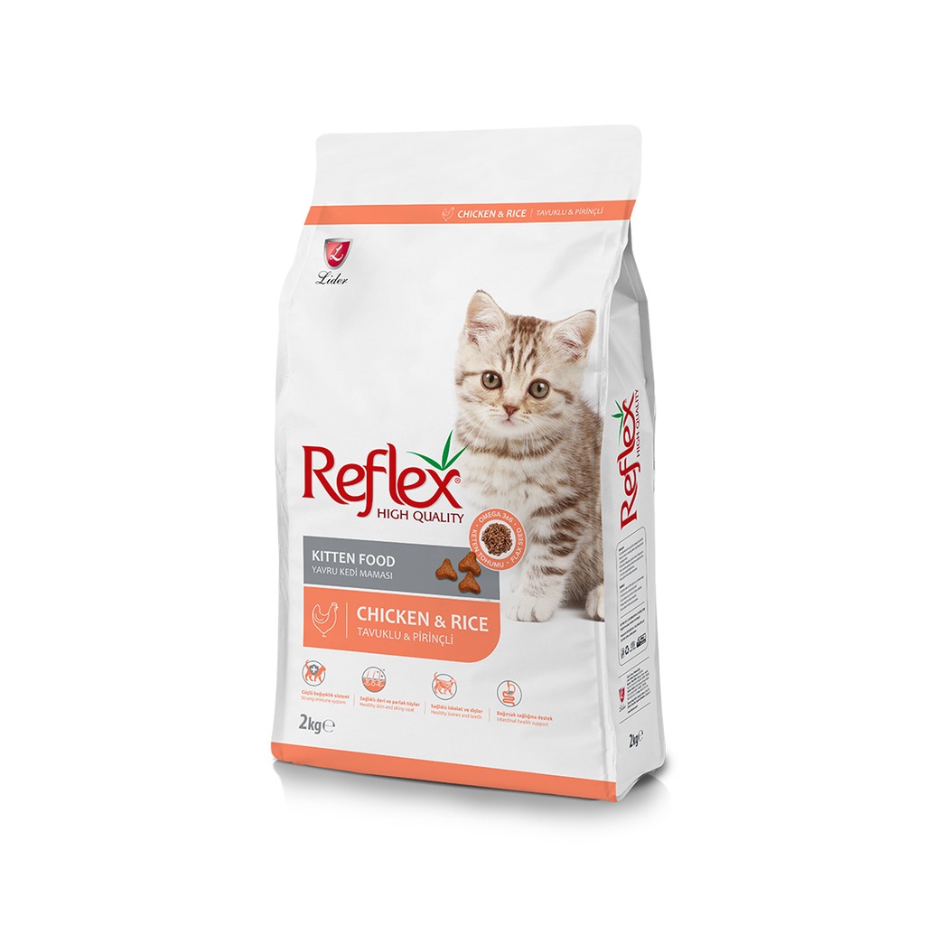 Reflex High Quality Kitten Food with Chicken & Rice, 2 kg