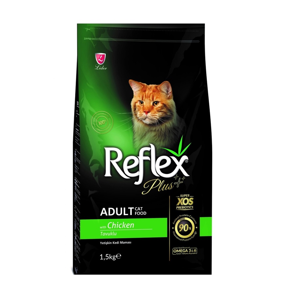 Reflex Plus Chicken Dry Cat Food 1.5 kg
