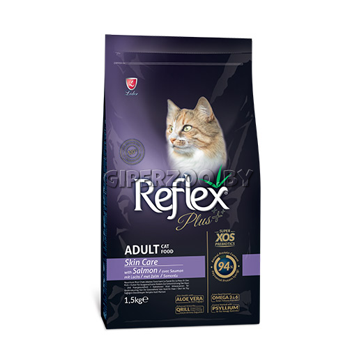 Reflex Plus Salmon Skin Care Dry Cat Food  1.5 kg