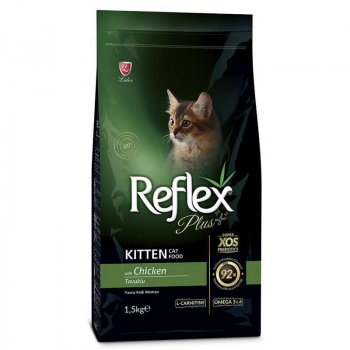 Reflex Plus Chicken Dry Kitten Food 1.5 kg