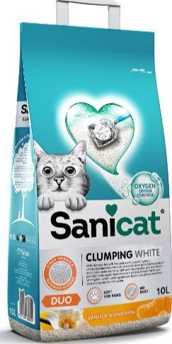Sanicat Cat Sand Vanilla & Mandarin Scent 10l