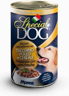 Monge Dog Wet Food 1275g - special turkey and chicken chunks