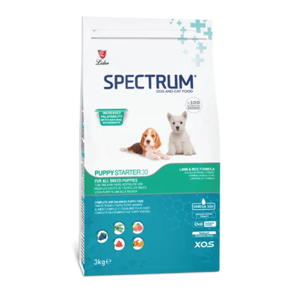 Spectrum Lamb & Rice Puppy Starter 30 For All Breed 3kg