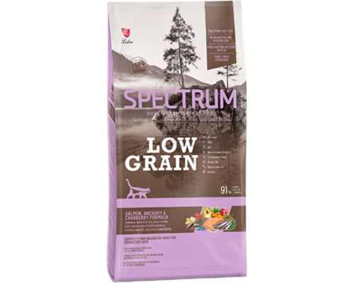 Spectrum Low Grain Cat Food for sterilised Cats, 2 kg