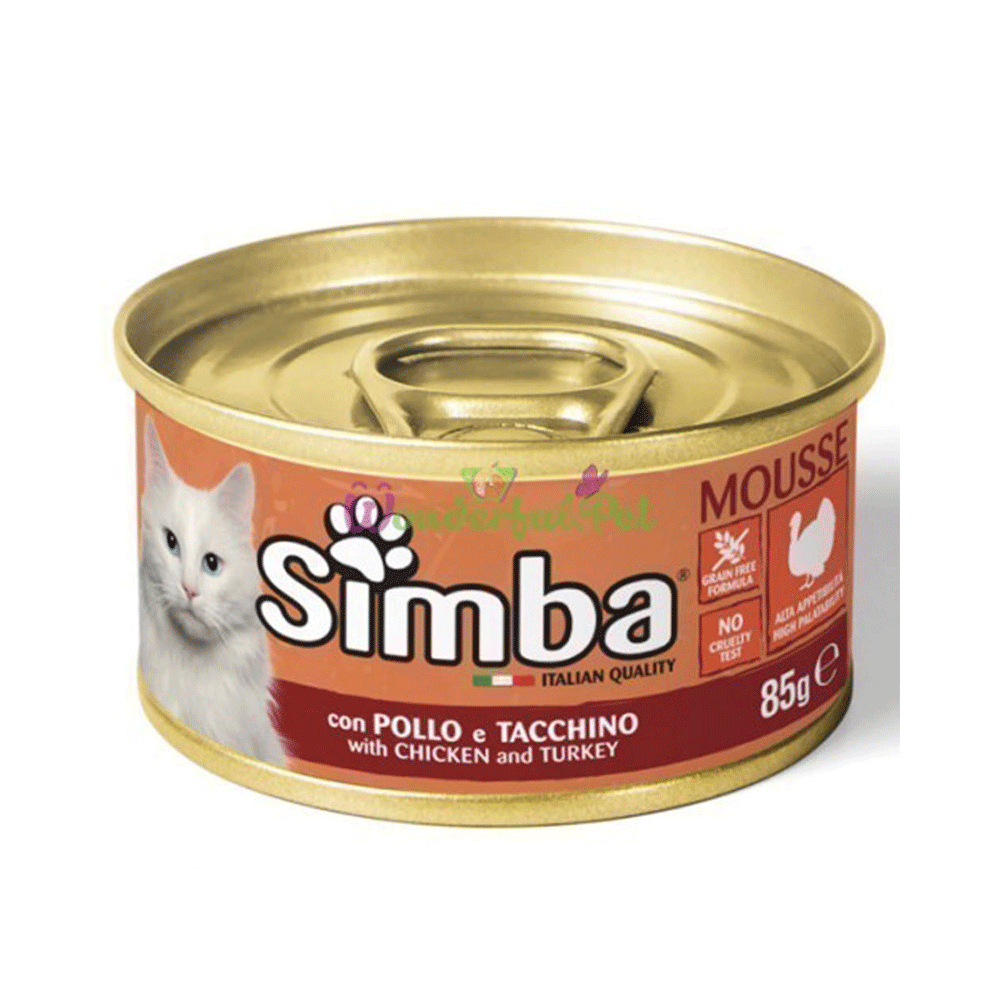 Simba Wet Cat Food with Turkey Flavor 85g