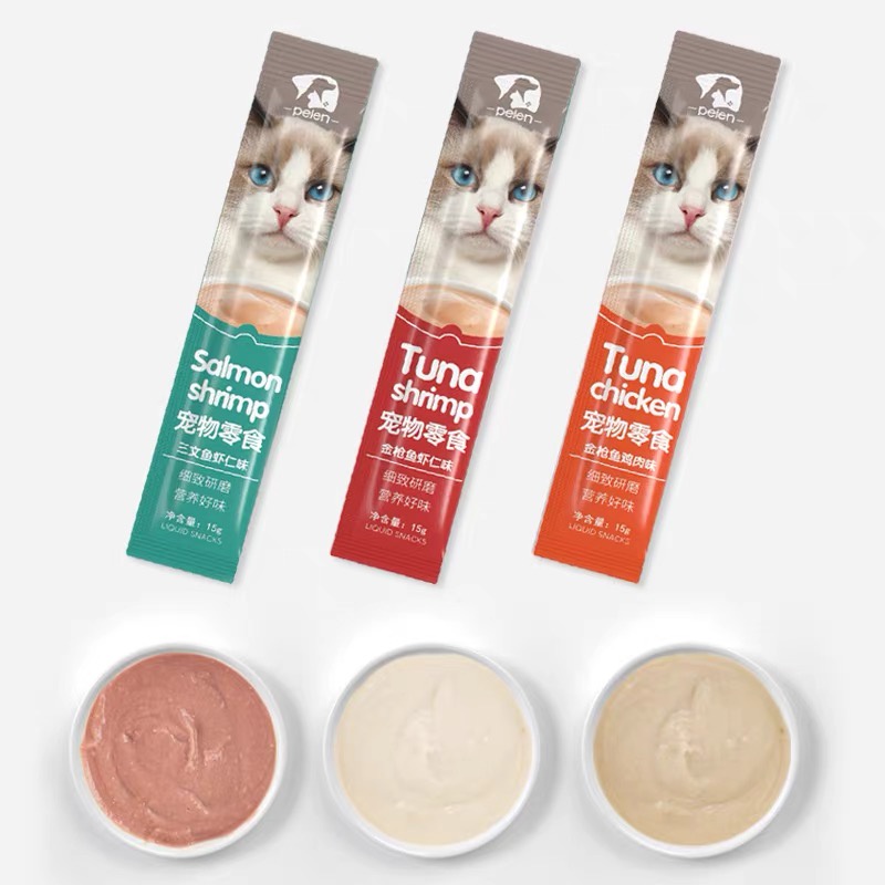 سناكس بيلين للقطط / سمك السلمون والروبيان 15 جرام