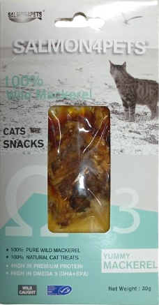 Salmon4Pets  Cat Treats 30g Mackerel