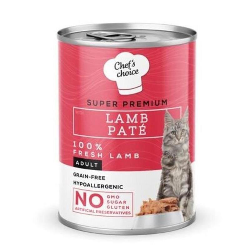 Chef's Choice Lamb Pate Cat Canned Food - 400g