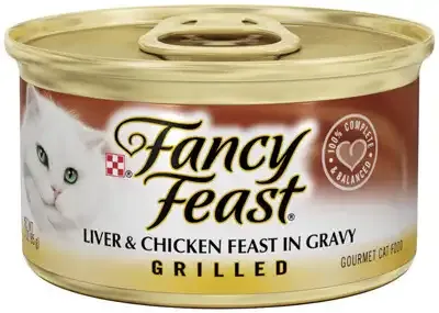 Fancy Feast Grilled Liver & Chicken Feast in Gravy Wet Cat Food