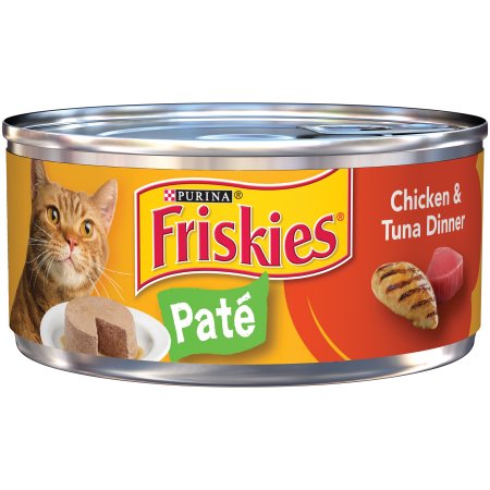 Friskies Chicken and Tuna Pâté, Wet Cat Food, 5.5oz