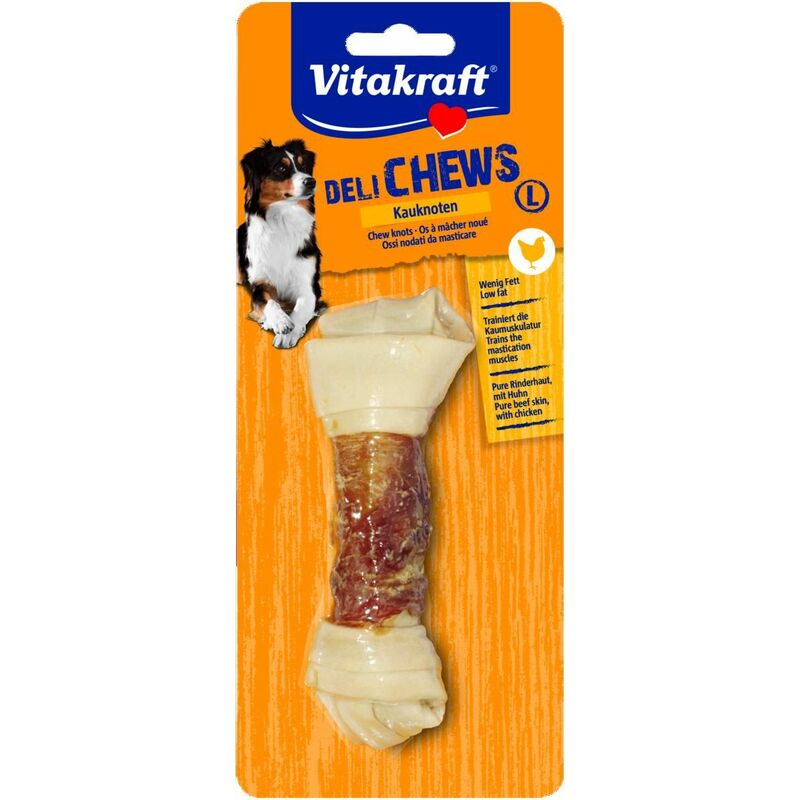 VitaKraft Dog Treat Deli Chicken Knotted Chew Large