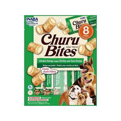 Inaba Churu Bites Dog Treats, Chicken & Tuna 8x12g