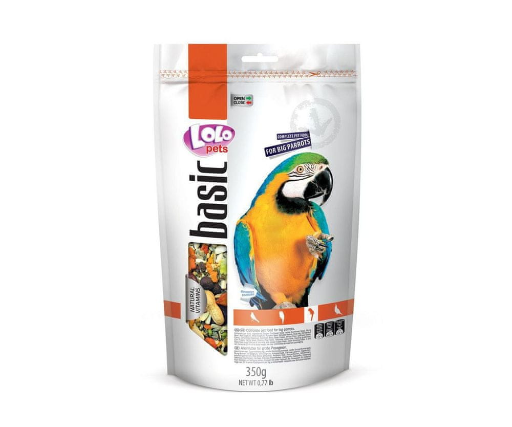 LoLo Pets Complete Parrot Food - 350g 