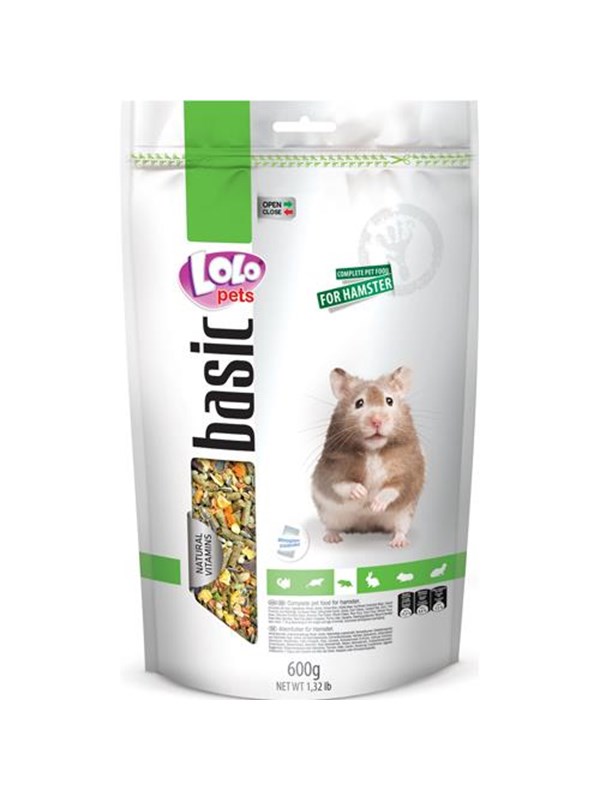 لو لو بيتس - طعام متكامل للهامستر 600 غرام