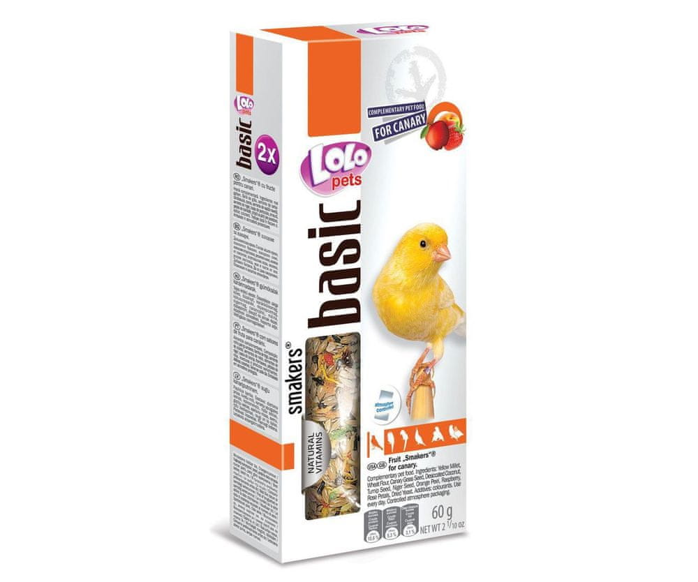 LOLO Bird Food Fruit Smakers For Canaries 90g