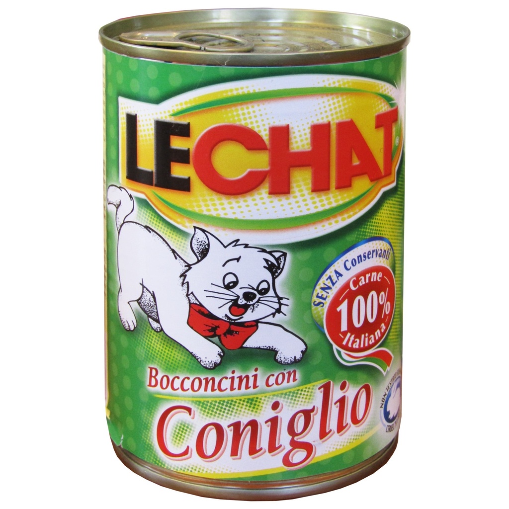 Lechat Cat Wet Food Chunks Rabbit 400g