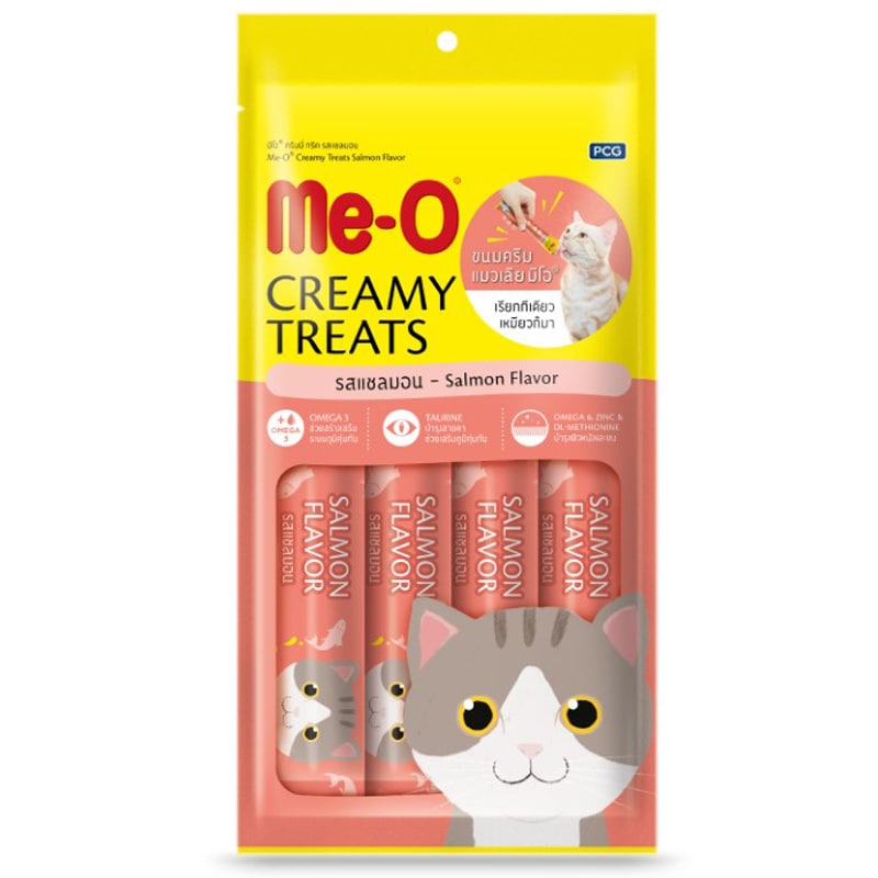 Meeow Creamy Treats Salmon Flavor 4*15g