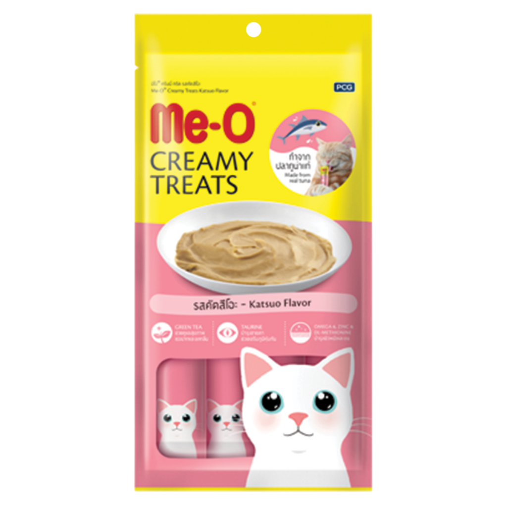ميو مكافآت كريمية للقطط بنكهة كاتسوا 4×15غ
