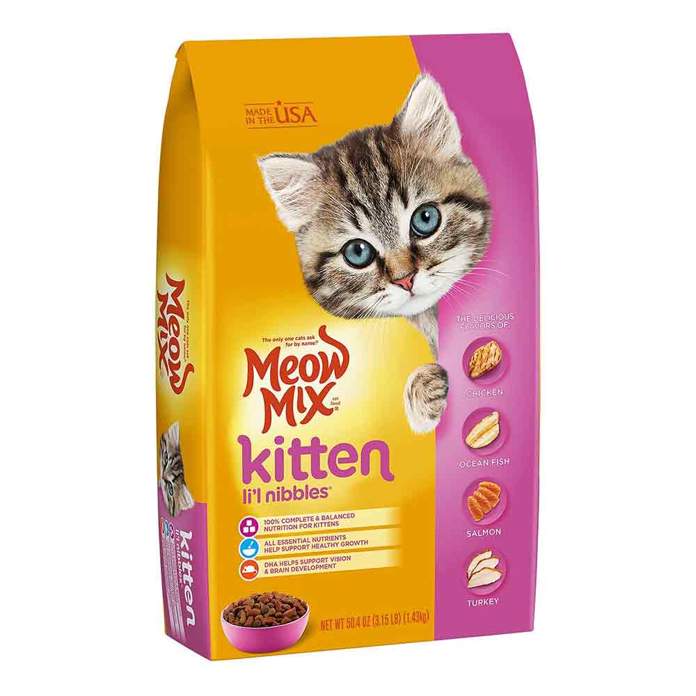 Meow Mix Kitten Li’l Nibbles 1.43 kg