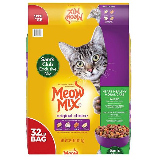 Meow Mix Cat Dry Food Original Choice 14.5kg