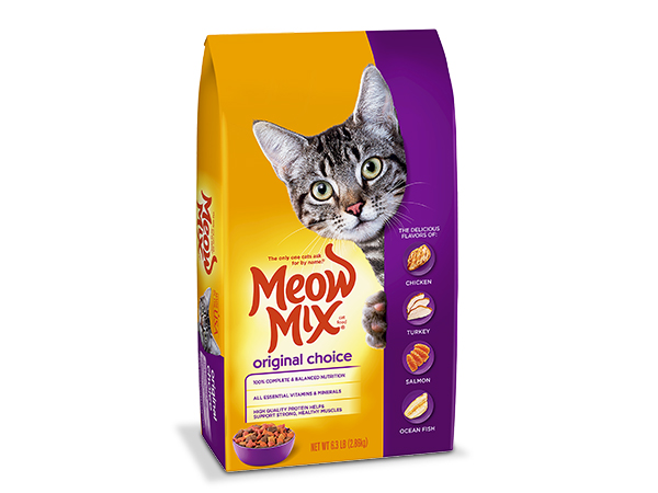 Meow Mix Cat Dry Food Original Choice 2.86kg