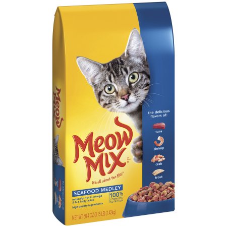 Meow Mix Cat Dry Food Seafood Medley 1.43kg