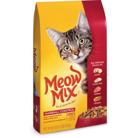 Meow Mix Cat Dry Food Hairball Control 1.43kg