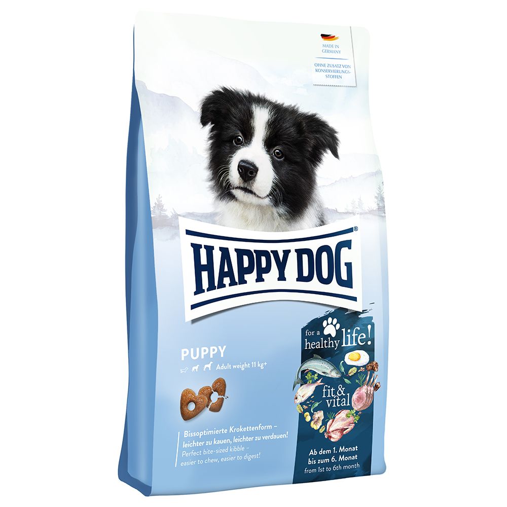 Happy Dog Supreme Puppy Dry Dog Food Poultry, Lamb, Fish 10kg