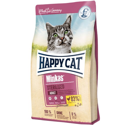 Happy Cat Cat Dry Food 10kg - minkas sterilised
