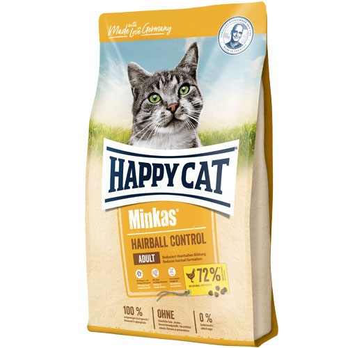 Happy Cat Cat Dry Food 10kg - minkas hairball control