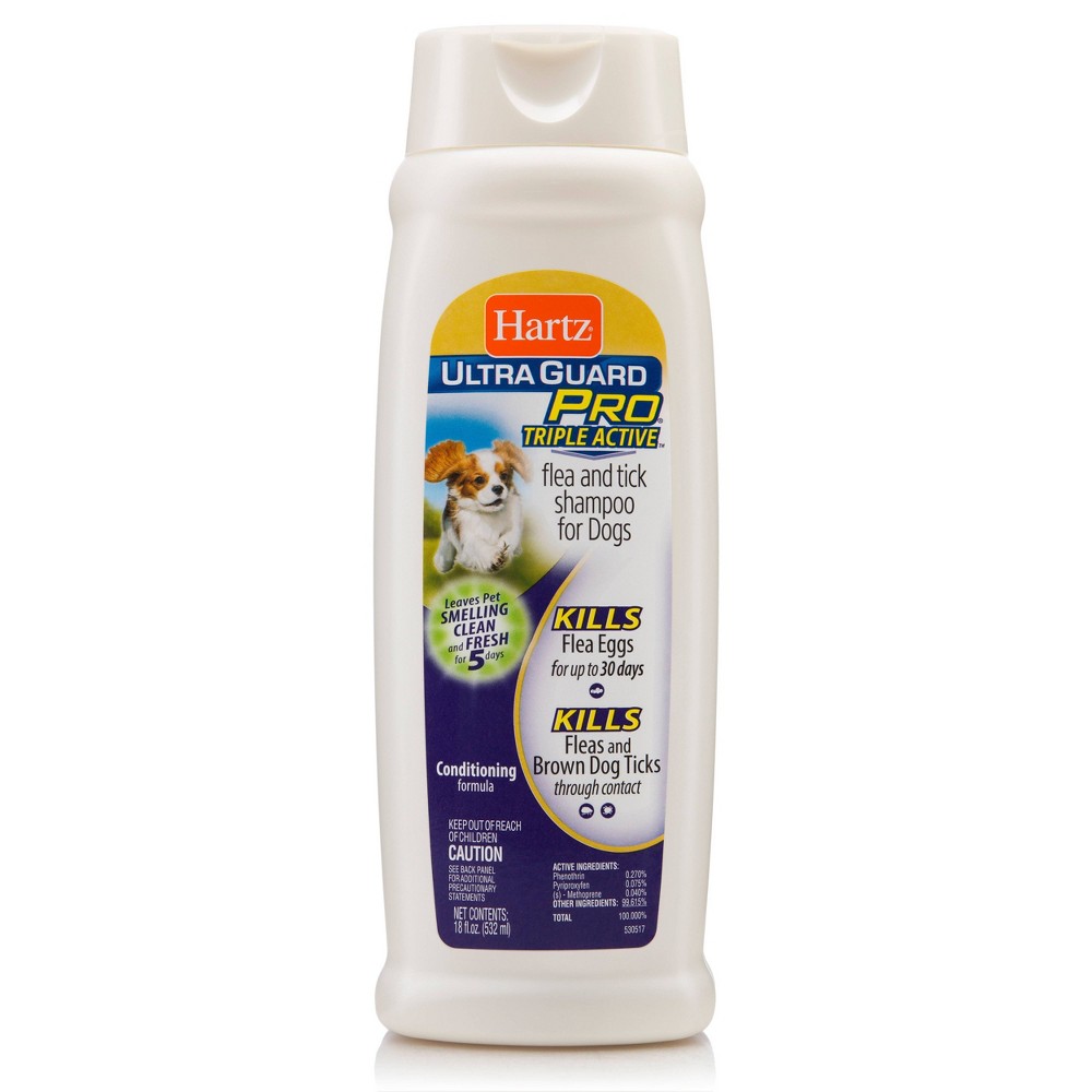Hartz UltraGuard Pro Triple Action Flea & Tick Shampoo for Dogs 532ml