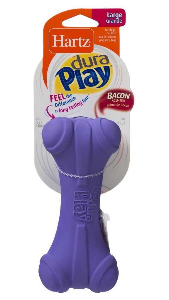 Hartz Dura Play Bacon Scented Bone Toy