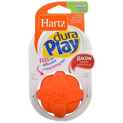 Hartz DuraPlay Bacon Scented Dog Ball Toy, Small