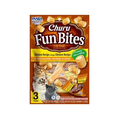 INABA Churu Cat Treat Fun Bites Chicken Recipe 3x20g