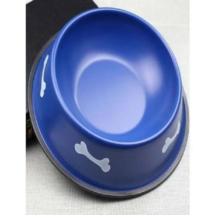 Round Stainless Steel Cat and Dog Bowl - 30 cm