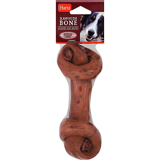 Hartz Hickory 9 Inch Beef Basted Rawhide Bone